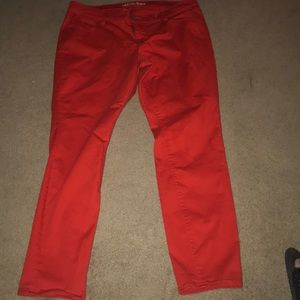 Red Rock star  skinny jeans